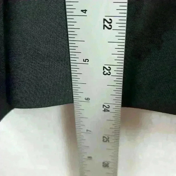 Banana Republic Flared Skirt Size 6 Black Wool Blend Lined - Picture 5 of 6